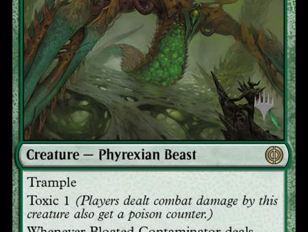 Bloated Contaminator (Promo Pack) [Phyrexia: All Will Be One Promos] For Sale