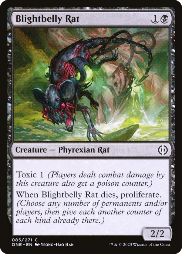 Blightbelly Rat [Phyrexia: All Will Be One] Hot on Sale