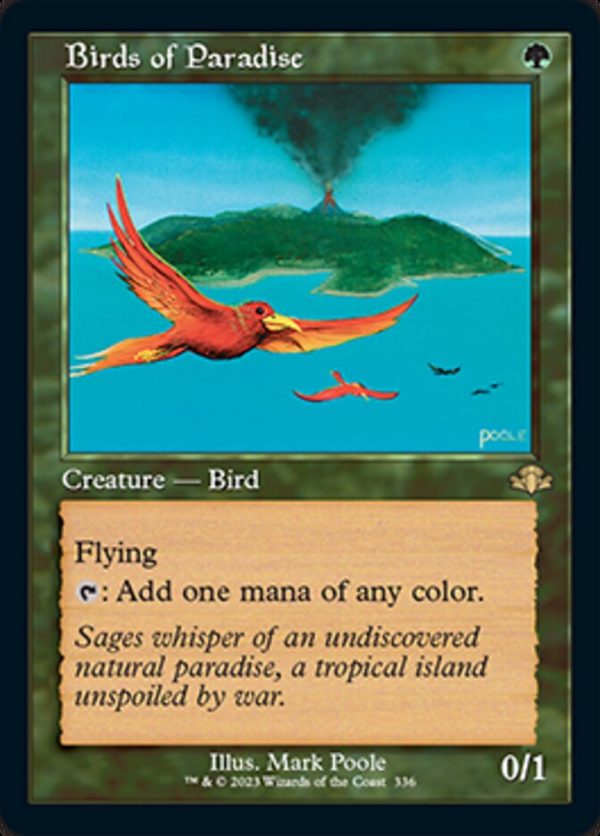 Birds of Paradise (Retro) [Dominaria Remastered] Online