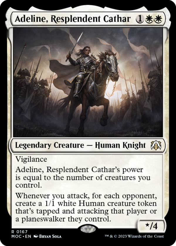 Adeline, Resplendent Cathar [March of the Machine Commander] on Sale