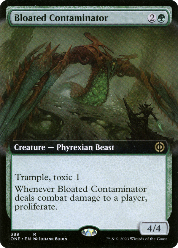 Bloated Contaminator (Extended Art) [Phyrexia: All Will Be One] Online