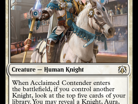 Acclaimed Contender [March of the Machine Commander] on Sale