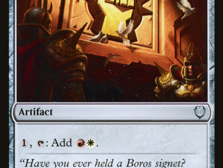 Boros Signet [Phyrexia: All Will Be One Commander] Online Hot Sale