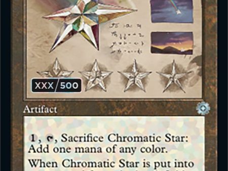 Chromatic Star (Retro Schematic) (Serial Numbered) [The Brothers  War Retro Artifacts] Supply