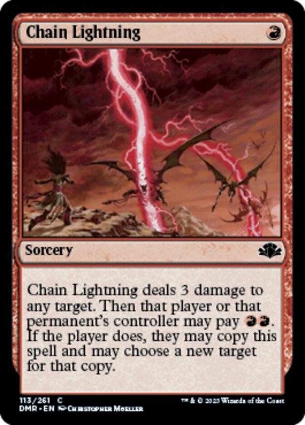 Chain Lightning [Dominaria Remastered] Online now