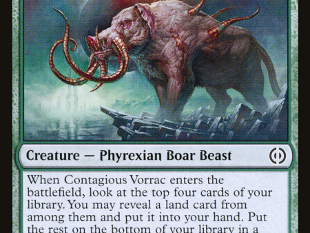 Contagious Vorrac [Phyrexia: All Will Be One] For Cheap