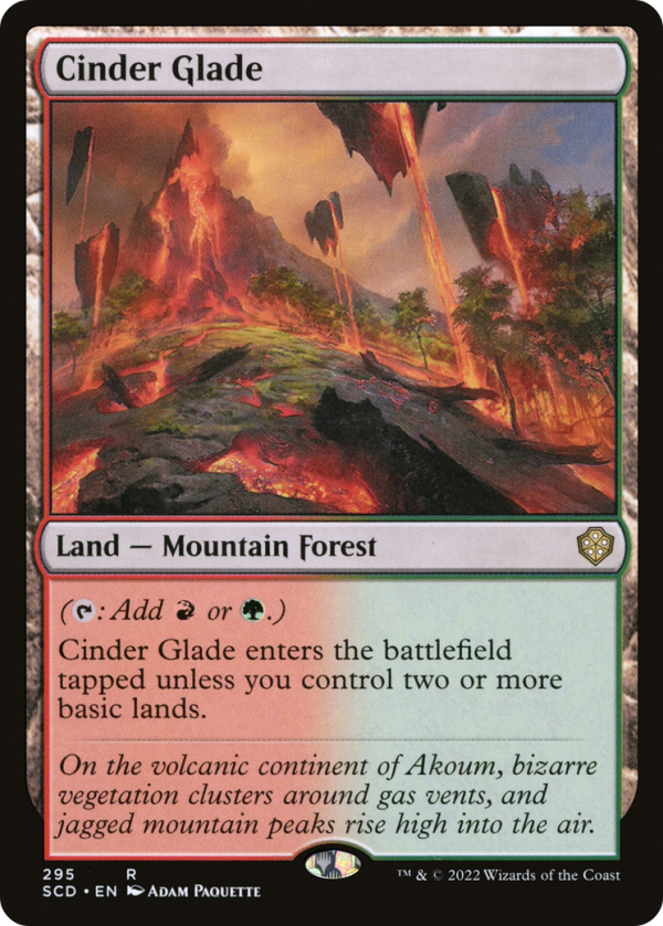 Cinder Glade [Starter Commander Decks] on Sale