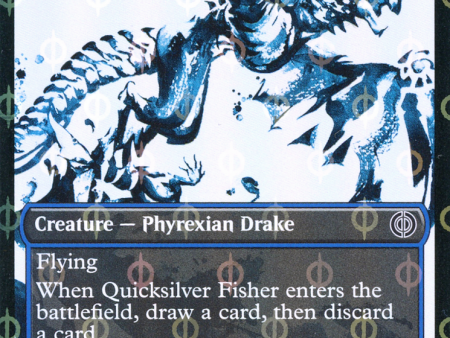 Quicksilver Fisher (Showcase Ichor Step-and-Compleat Foil) [Phyrexia: All Will Be One] Hot on Sale