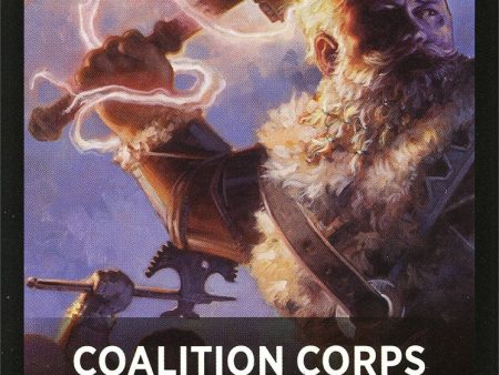 Coalition Corps Theme Card [Dominaria United Tokens] Sale