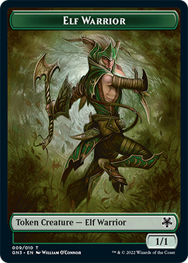 Bird Illusion    Elf Warrior Double-Sided Token [Game Night: Free-for-All Tokens] For Sale