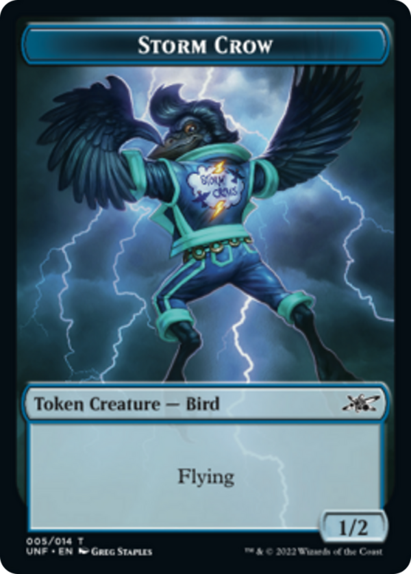 Clown Robot (002)    Storm Crow Double-sided Token [Unfinity Tokens] Cheap