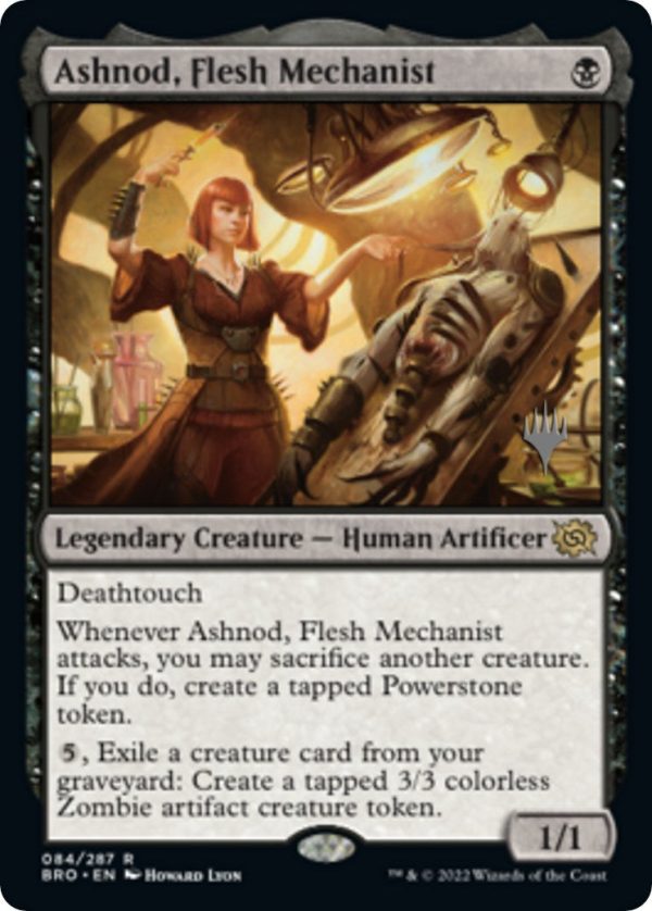 Ashnod, Flesh Mechanist (Promo Pack) [The Brothers  War Promos] Online