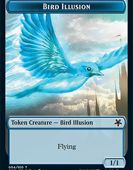 Bird Illusion    Elf Warrior Double-Sided Token [Game Night: Free-for-All Tokens] For Sale