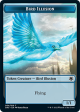 Bird Illusion    Elf Warrior Double-Sided Token [Game Night: Free-for-All Tokens] For Sale