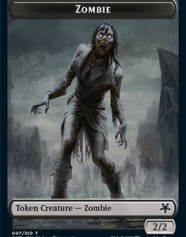 Zombie    Human Soldier Double-Sided Token [Game Night: Free-for-All Tokens] Supply