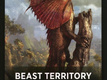 Beast Territory Theme Card [Dominaria United Tokens] Sale