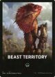 Beast Territory Theme Card [Dominaria United Tokens] Sale