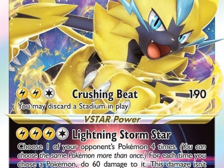 Zeraora VSTAR (SWSH265) (Jumbo Card) [Sword & Shield: Black Star Promos] Sale