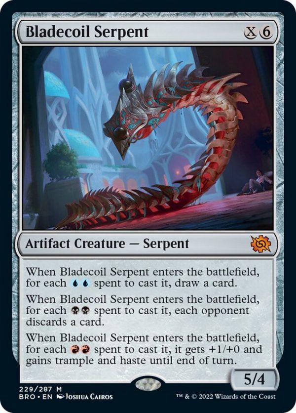 Bladecoil Serpent (Promo Pack) [The Brothers  War Promos] Online now