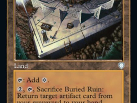 Buried Ruin (Retro) [The Brothers  War Commander] For Discount